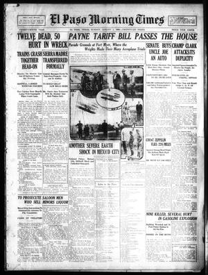 Primary view of object titled 'El Paso Morning Times (El Paso, Tex.), Vol. 29, No. 1, Ed. 1 Sunday, August 1, 1909'.