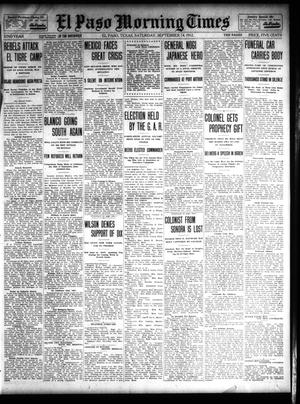 El Paso Morning Times (El Paso, Tex.), Vol. 32, Ed. 1 Saturday, September 14, 1912