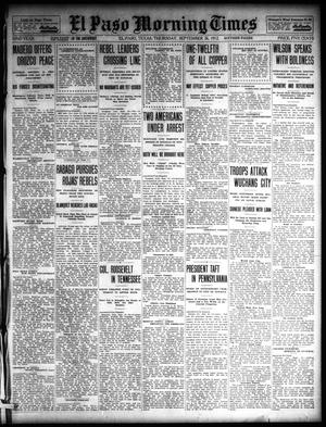 El Paso Morning Times (El Paso, Tex.), Vol. 32, Ed. 1 Thursday, September 26, 1912