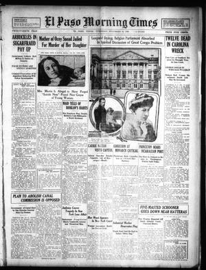 El Paso Morning Times (El Paso, Tex.), Vol. 29, Ed. 1 Thursday, December 16, 1909