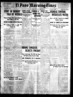 El Paso Morning Times (El Paso, Tex.), Vol. 30, Ed. 1 Thursday, September 29, 1910