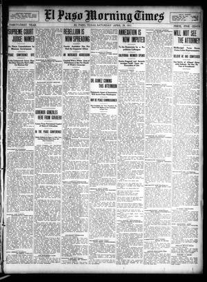 El Paso Morning Times (El Paso, Tex.), Vol. 31, Ed. 1 Saturday, April 29, 1911