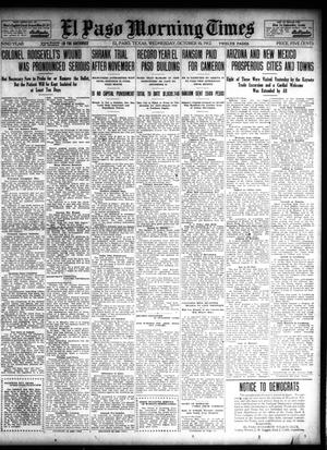El Paso Morning Times (El Paso, Tex.), Vol. 32, Ed. 1 Wednesday, October 16, 1912