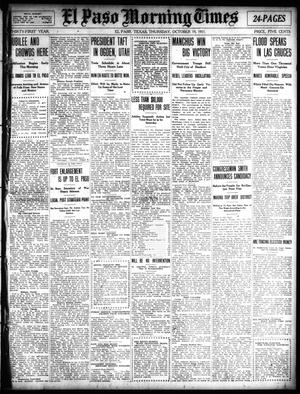 El Paso Morning Times (El Paso, Tex.), Vol. 31, Ed. 1 Thursday, October 19, 1911