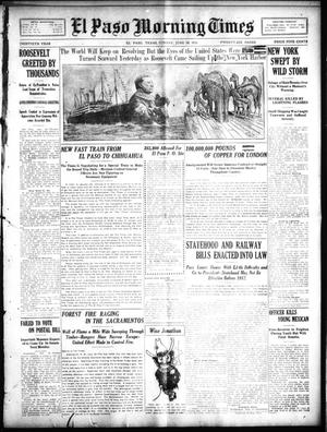 El Paso Morning Times (El Paso, Tex.), Vol. 30, Ed. 1 Sunday, June 19, 1910