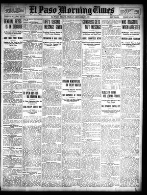 Primary view of object titled 'El Paso Morning Times (El Paso, Tex.), Vol. 32, Ed. 1 Friday, December 8, 1911'.