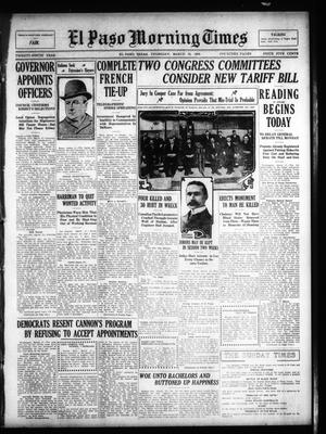 El Paso Morning Times (El Paso, Tex.), Vol. 29, Ed. 1 Thursday, March 18, 1909