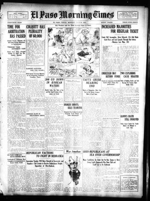 El Paso Morning Times (El Paso, Tex.), Vol. 30, Ed. 1 Monday, July 25, 1910