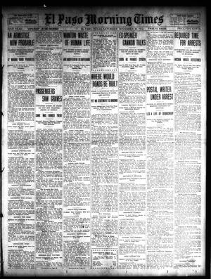 El Paso Morning Times (El Paso, Tex.), Vol. 32, Ed. 1 Saturday, November 30, 1912