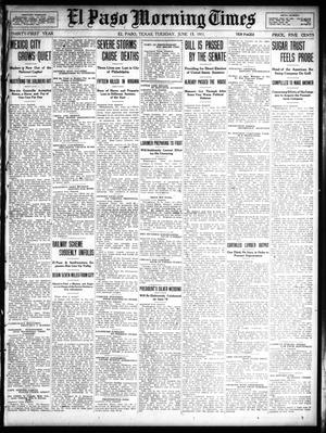 El Paso Morning Times (El Paso, Tex.), Vol. 31, Ed. 1 Tuesday, June 13, 1911