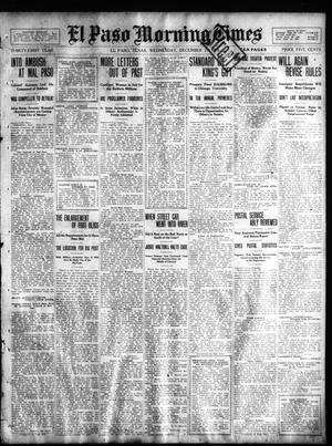El Paso Morning Times (El Paso, Tex.), Vol. 31, Ed. 1 Wednesday, December 21, 1910