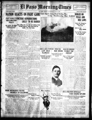 El Paso Morning Times (El Paso, Tex.), Vol. 30, Ed. 1 Wednesday, July 6, 1910