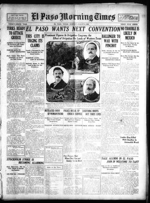El Paso Morning Times (El Paso, Tex.), Vol. 29, No. 9, Ed. 1 Monday, August 9, 1909