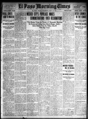 El Paso Morning Times (El Paso, Tex.), Vol. 31, Ed. 1 Thursday, May 25, 1911