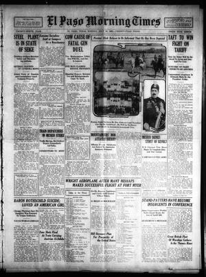Primary view of object titled 'El Paso Morning Times (El Paso, Tex.), Vol. 29, Ed. 1 Sunday, July 18, 1909'.