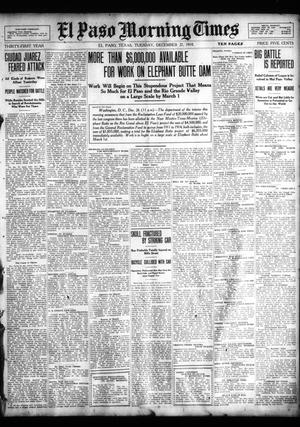 El Paso Morning Times (El Paso, Tex.), Vol. 31, Ed. 1 Tuesday, December 27, 1910