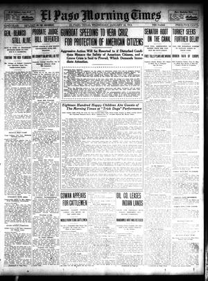 El Paso Morning Times (El Paso, Tex.), Vol. 32, Ed. 1 Wednesday, January 22, 1913