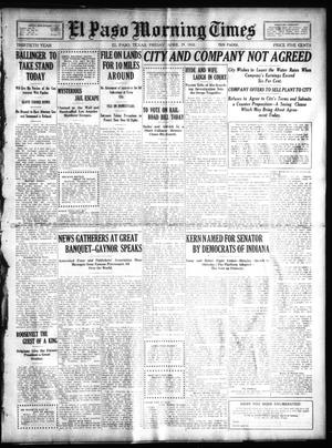 El Paso Morning Times (El Paso, Tex.), Vol. 30, Ed. 1 Friday, April 29, 1910