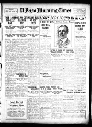El Paso Morning Times (El Paso, Tex.), Vol. 29, Ed. 1 Friday, July 2, 1909