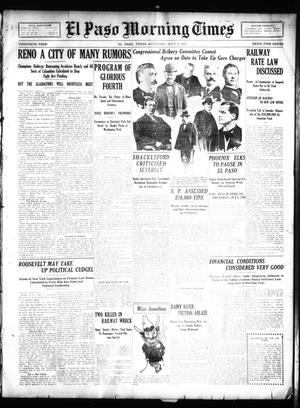 El Paso Morning Times (El Paso, Tex.), Vol. 30, Ed. 1 Saturday, July 2, 1910