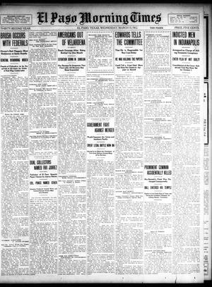 El Paso Morning Times (El Paso, Tex.), Vol. 32, Ed. 1 Wednesday, March 13, 1912