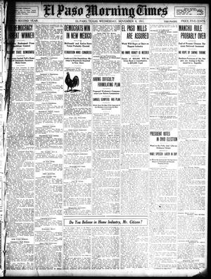 El Paso Morning Times (El Paso, Tex.), Vol. 32, Ed. 1 Wednesday, November 8, 1911