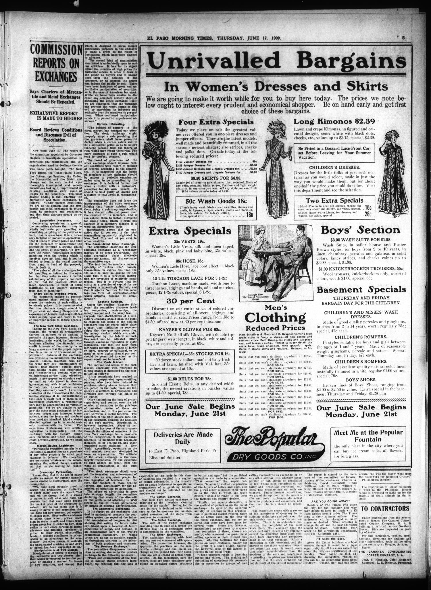 El Paso Morning Times (El Paso, Tex.), Vol. 29, Ed. 1 Thursday, June 17, 1909
                                                
                                                    [Sequence #]: 3 of 14
                                                