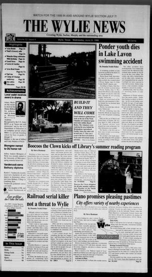 Primary view of object titled 'The Wylie News (Wylie, Tex.), Vol. 53, No. 4, Ed. 1 Wednesday, June 23, 1999'.