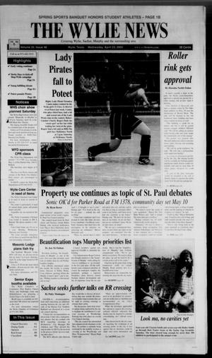 The Wylie News (Wylie, Tex.), Vol. 55, No. 48, Ed. 1 Wednesday, April 23,  2003 - The Portal to Texas History