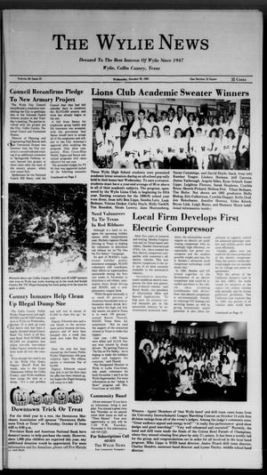 The Wylie News (Wylie, Tex.), Vol. 44, No. 21, Ed. 1 Wednesday, October 30, 1991