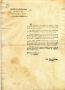 Letter: [Decree of the Congreso Constitucional promulgated May 5, 1834, by Go…