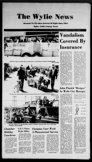 The Wylie News (Wylie, Tex.), Vol. 41, No. 26, Ed. 1 Wednesday, December 7, 1988