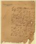 Primary view of Letter from Martín Perfecto de Cos to Commandant General June 17th 1835
