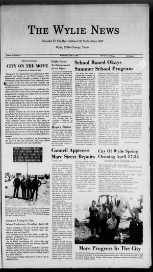 The Wylie News (Wylie, Tex.), Vol. 43, No. 45, Ed. 1 Wednesday, April 17, 1991