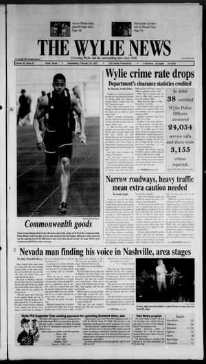 Primary view of object titled 'The Wylie News (Wylie, Tex.), Vol. 59, No. 41, Ed. 1 Wednesday, February 28, 2007'.