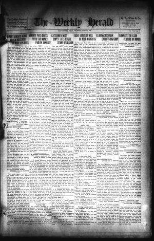 Primary view of object titled 'The Weekly Herald (Weatherford, Tex.), Vol. 21, No. 47, Ed. 1 Thursday, March 2, 1922'.
