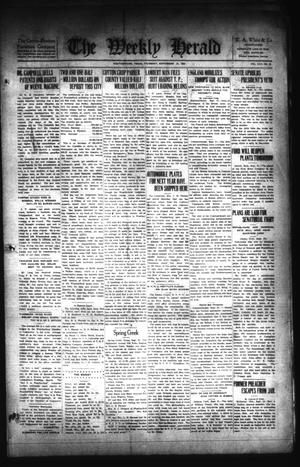 The Weekly Herald (Weatherford, Tex.), Vol. 22, No. 24, Ed. 1 Thursday, September 21, 1922