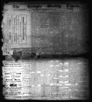 The Temple Weekly Times. (Temple, Tex.), Vol. 5, No. 46, Ed. 1 Saturday, October 23, 1886