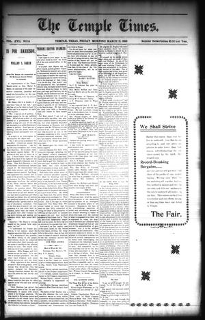 The Temple Times. (Temple, Tex.), Vol. 17, No. 14, Ed. 1 Friday, March 11, 1898