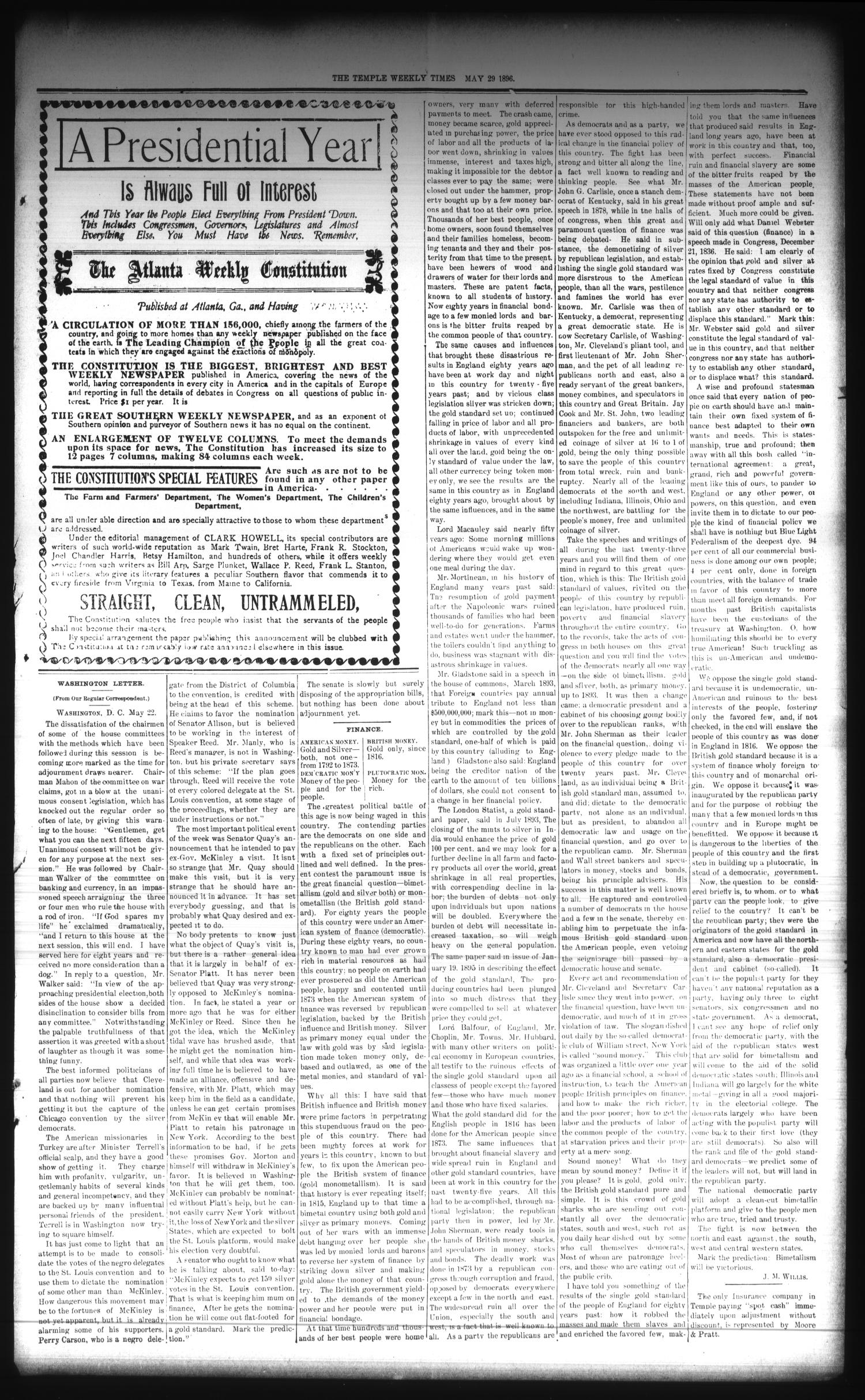 The Temple Times. (Temple, Tex.), Vol. 15, No. 27, Ed. 1 Friday, May 29, 1896
                                                
                                                    [Sequence #]: 3 of 8
                                                