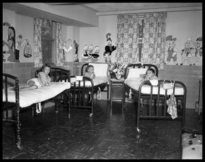 Primary view of object titled 'Polio Ward at Hendrick Medical Center'.