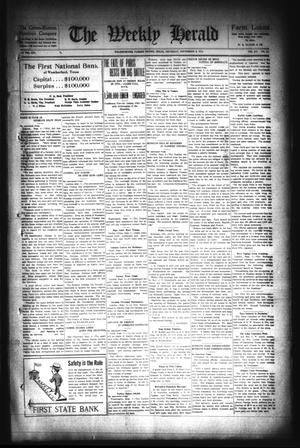 The Weekly Herald (Weatherford, Tex.), Vol. 15, No. 17, Ed. 1 Thursday, September 3, 1914
