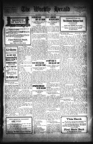 The Weekly Herald (Weatherford, Tex.), Vol. 21, No. 11, Ed. 1 Thursday, June 17, 1920