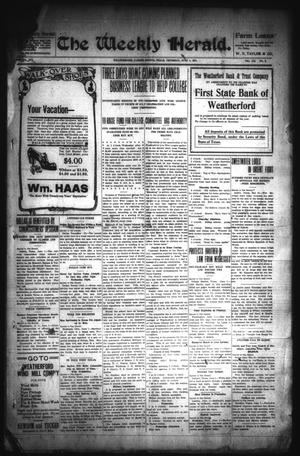 The Weekly Herald. (Weatherford, Tex.), Vol. 12, No. 3, Ed. 1 Thursday, June 1, 1911