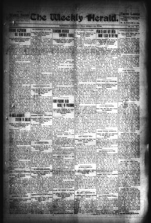 The Weekly Herald. (Weatherford, Tex.), Vol. 13, No. 8, Ed. 1 Thursday, July 11, 1912