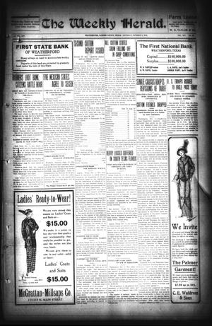 The Weekly Herald. (Weatherford, Tex.), Vol. 14, No. 21, Ed. 1 Thursday, October 2, 1913