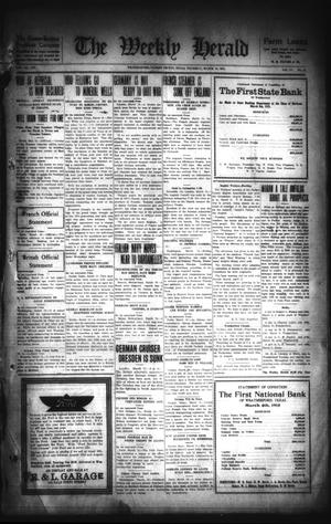 The Weekly Herald (Weatherford, Tex.), Vol. 15, No. 44, Ed. 1 Thursday, March 18, 1915