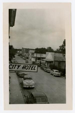 [Photograph of City Hotel Sign]