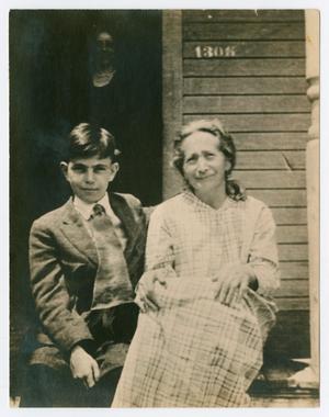 Primary view of object titled '[Portrait of Grandma Reichman and L. C. Senftenberg]'.