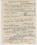 Thumbnail image of item number 1 in: '[Medical Association Application: Albert R. Beal, MD]'.